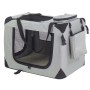 @Pet Transportín para perros nailon 70x52x50 cm gris 11072 by , Pet carriers and boxes - Ref: Foro24-413714, Price: 59,22 €, ...
