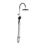SCHÜTTE Juego de ducha fija MATAO RAIN negro cromado mate by , shower heads - Ref: Foro24-429382, Price: 130,28 €, Discount: %