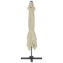 Sombrilla jardín voladiza con palo de aluminio arena 300x300 cm von , Sonnenschirme - Ref: Foro24-44632, Preis: 289,20 €, Rab...