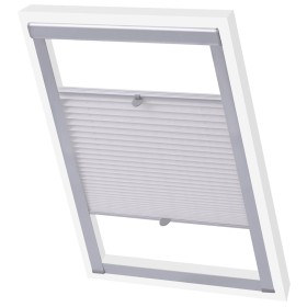 Persiana plisada blanca PK06 by , Blinds and blinds - Ref: Foro24-133531, Price: 48,99 €, Discount: %