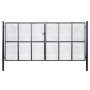 Puerta de malla de jardín acero galvanizado 400x200 cm gris von , Gartentore - Ref: Foro24-143379, Preis: 646,96 €, Rabatt: %