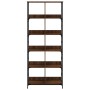 Estantería de madera ingeniería marrón roble 78,5x33x188,5 cm by , Bookcases and shelves - Ref: Foro24-835263, Price: 106,50 ...