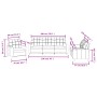 Juego de sofás con cojines 3 piezas tela gris claro by , Sofas - Ref: Foro24-3201258, Price: 670,30 €, Discount: %