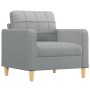 Juego de sofás con cojines 4 piezas tela gris claro by , Sofas - Ref: Foro24-3201266, Price: 734,39 €, Discount: %