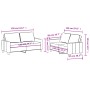 Juego de sofás con cojines 2 piezas tela rojo tinto by , Sofas - Ref: Foro24-3201450, Price: 405,86 €, Discount: %