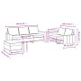 Juego de sofás con cojines 3 piezas tela marrón by , Sofas - Ref: Foro24-3201471, Price: 550,63 €, Discount: %