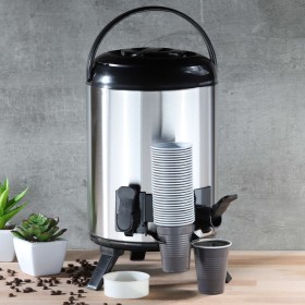 HI Termo plateado 9 L 23 cm by , Thermos - Ref: Foro24-435270, Price: 51,44 €, Discount: %