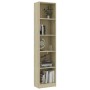 Estantería de 5 niveles contrachapada color roble 40x24x175cm von , Bücherregale und Regale - Ref: Foro24-800849, Preis: 117,...
