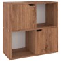 Estantería de madera de ingeniería marrón roble 60x27,5x59,5cm von , Bücherregale und Regale - Ref: Foro24-338172, Preis: 45,...