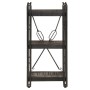 Estantería de 3 niveles madera maciza de mango negro 40x30x80cm by , Bookcases and shelves - Ref: Foro24-320625, Price: 105,3...