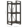 Estantería de 3 niveles madera maciza de mango negro 40x30x80cm by , Bookcases and shelves - Ref: Foro24-320625, Price: 105,3...