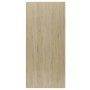 Estantería/Aparador contrachapada blanco y roble 66x30x130 cm von , Bücherregale und Regale - Ref: Foro24-800158, Preis: 67,6...