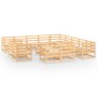 Juego de muebles de jardín 14 piezas madera maciza de pino de , Conjuntos de jardín - Ref: Foro24-3075969, Precio: 839,39 €