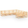 Juego de muebles de jardín 8 piezas madera maciza de pino de , Conjuntos de jardín - Ref: Foro24-3075974, Precio: 456,87 €