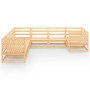 Juego de muebles de jardín 8 piezas madera maciza de pino de , Conjuntos de jardín - Ref: Foro24-3075974, Precio: 456,87 €