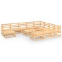 Juego de muebles de jardín 12 piezas madera maciza de pino de , Conjuntos de jardín - Ref: Foro24-3076039, Precio: 753,95 €