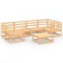Juego de muebles de jardín 7 piezas madera maciza de pino von , Gartensets - Ref: Foro24-3076244, Preis: 376,50 €, Rabatt: %