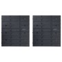 Kit de cajas de almacenaje 39 pzas paneles de pared rojo negro de , Armarios para herramientas - Ref: Foro24-150809, Precio: ...