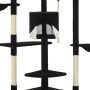 Rascador para gatos con poste de sisal negro y blanco 203 cm von , Katzenmöbel - Ref: Foro24-170530, Preis: 143,01 €, Rabatt: %