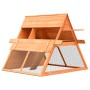 Conejera de madera maciza de pino y abeto 152x128x108 cm by , Cages and habitats for small animals - Ref: Foro24-170643, Pric...
