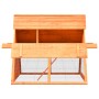 Conejera de madera maciza de pino y abeto 152x128x108 cm by , Cages and habitats for small animals - Ref: Foro24-170643, Pric...