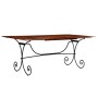 Mesa de comedor madera maciza acabado miel 200x100x76 cm von , Küchen- und Esstische - Ref: Foro24-245643, Preis: 285,51 €, R...