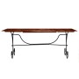Mesa de comedor madera maciza acabado miel 200x100x76 cm von , Küchen- und Esstische - Ref: Foro24-245643, Preis: 285,51 €, R...