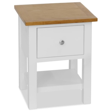 Mesita de noche de madera de roble maciza 36x30x47 cm by , Nightstands - Ref: Foro24-247121, Price: 90,06 €, Discount: %