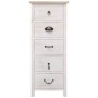 Armario auxiliar de madera de paulownia 35x25x87 cm by , Drawers - Ref: Foro24-284077, Price: 132,77 €, Discount: %