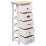 Armario auxiliar de madera de paulownia 35x25x87 cm by , Drawers - Ref: Foro24-284077, Price: 132,77 €, Discount: %
