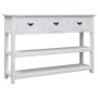 Aparador de madera blanco envejecido 115x30x76 cm von , Sideboards - Ref: Foro24-284172, Preis: 193,62 €, Rabatt: %