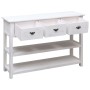 Aparador de madera blanco envejecido 115x30x76 cm von , Sideboards - Ref: Foro24-284172, Preis: 193,62 €, Rabatt: %