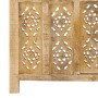 Biombo 4 paneles tallado a mano madera maciza mango 160x165 cm by , Room dividers - Ref: Foro24-285316, Price: 300,03 €, Disc...