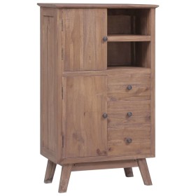 Aparador de madera maciza de teca 60x30x100 cm de , Taquillas y armarios de almacenamiento - Ref: Foro24-287739, Precio: 233,...