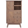 Aparador de madera maciza de teca 60x30x100 cm von , Schließfächer und Lagerschränke - Ref: Foro24-287739, Preis: 233,89 €, R...