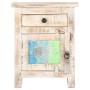 Mesita de noche de madera de acacia rugosa 40x30x50 cm von , Nachttische - Ref: Foro24-320233, Preis: 109,90 €, Rabatt: %