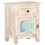 Mesita de noche de madera de acacia rugosa 40x30x50 cm von , Nachttische - Ref: Foro24-320233, Preis: 109,90 €, Rabatt: %