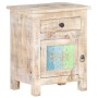 Mesita de noche de madera de acacia rugosa 40x30x50 cm von , Nachttische - Ref: Foro24-320233, Preis: 109,90 €, Rabatt: %