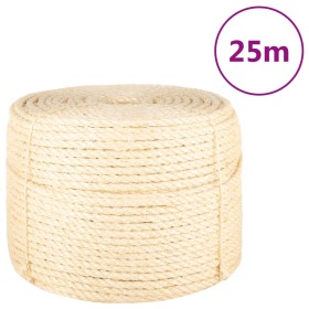 Cuerda 100% sisal 10 mm 25 m by , Ropes and metal cords - Ref: Foro24-155022, Price: 30,83 €, Discount: %