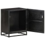 Mesita de noche madera maciza acacia y mango negro 40x30x50 cm de , Mesitas de noche - Ref: Foro24-321614, Precio: 89,42 €, D...