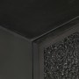 Mesita de noche madera maciza acacia y mango negro 40x30x50 cm de , Mesitas de noche - Ref: Foro24-321614, Precio: 89,42 €, D...
