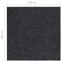 Alfombra de pasillo atrapa suciedad 100x100 cm gris antracita von , Teppiche - Ref: Foro24-327165, Preis: 28,73 €, Rabatt: %