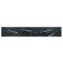 Mesa consola vidrio templado negro 220x35x75,5 cm by , Side tables - Ref: Foro24-331713, Price: 138,64 €, Discount: %