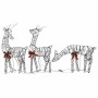 Familia de renos de Navidad 90 LED ratán blanco cálido de , Luces de Navidad - Ref: Foro24-372166, Precio: 103,12 €, Descuent...