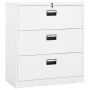 Armario archivador de acero blanco 90x46x103 cm von , Aktenschränke - Ref: Foro24-336290, Preis: 330,81 €, Rabatt: %