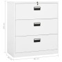 Armario archivador de acero blanco 90x46x103 cm von , Aktenschränke - Ref: Foro24-336290, Preis: 330,81 €, Rabatt: %
