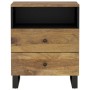 Mesita de noche madera mango madera contrachapada 50x33x62 cm de , Mesitas de noche - Ref: Foro24-350667, Precio: 109,58 €, D...