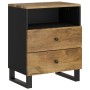 Mesita de noche madera mango madera contrachapada 50x33x62 cm de , Mesitas de noche - Ref: Foro24-350667, Precio: 109,58 €, D...