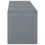 Caja de almacenaje para jardín PP aspecto de ratán gris 270 L by , Outdoor storage boxes - Ref: Foro24-364061, Price: 94,23 €...