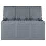 Caja de almacenaje para jardín PP aspecto de ratán gris 270 L by , Outdoor storage boxes - Ref: Foro24-364061, Price: 94,23 €...